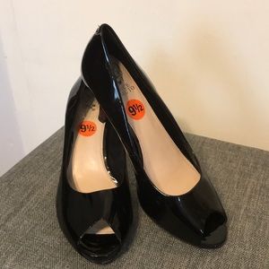 Vince Camuto Open Toe Kira Black Platform